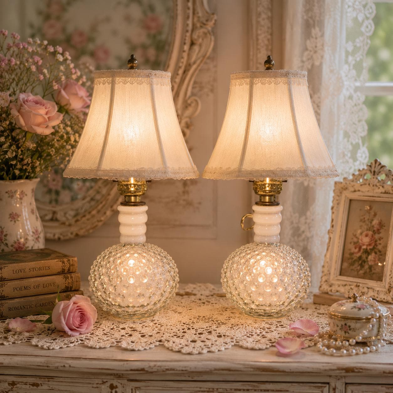 Fenton Lamp - Etsy