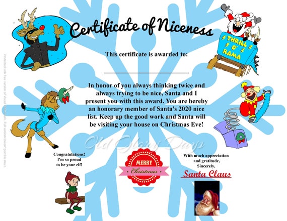Honorary Elf Certificate - Are you looking for some ...