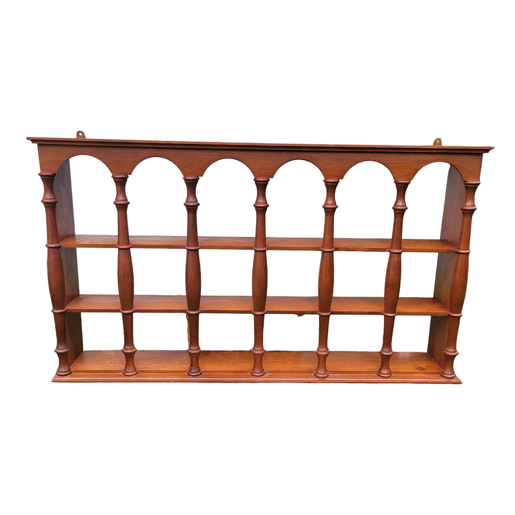 Wall Shelf Large Vintage Display Wooden 36 X 20 1/4 X 5 1/2 Wall Shelf Large Vintage Display Wooden 36 X 20 1/4 X 5 1/2