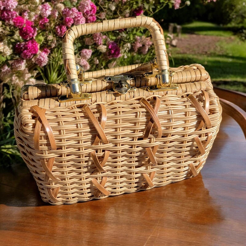 Woven Basket Purse - Etsy