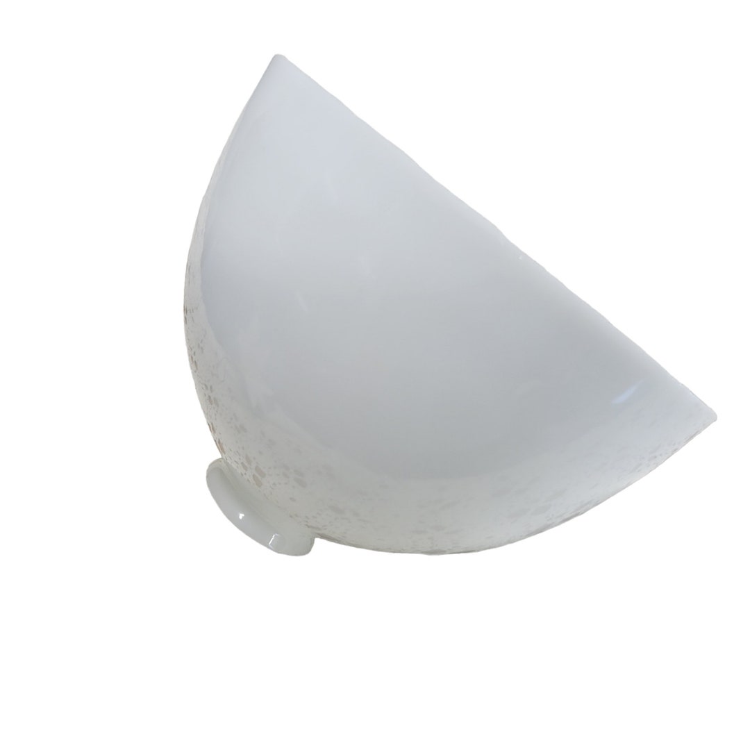 Vintage Milk Glass White Diffuser Lamp Shade Art Deco Globe Etsy