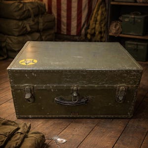 Vintage World War Ii Military Storage Box - Etsy