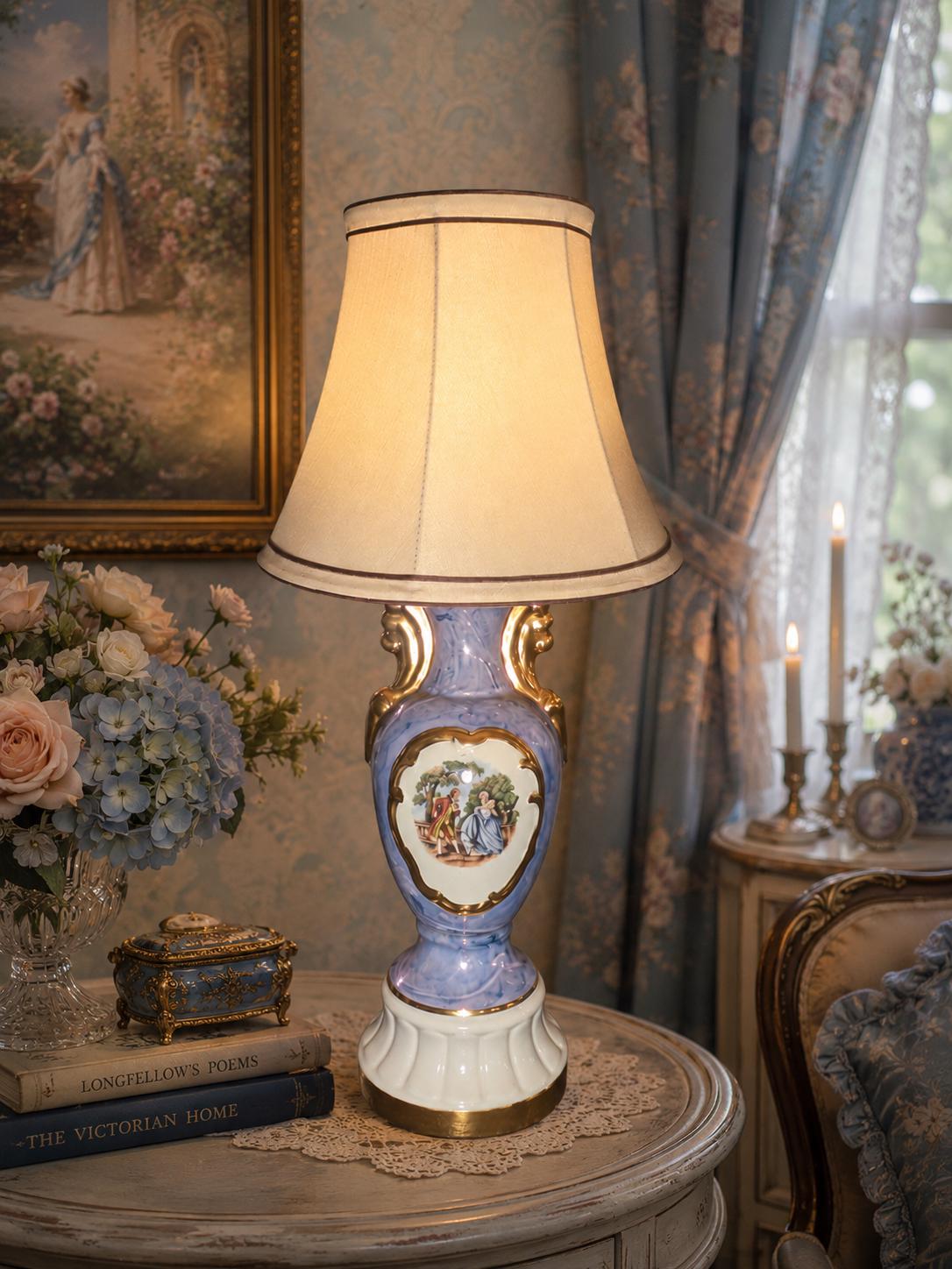 Victorian Ceramic Lamps - Etsy