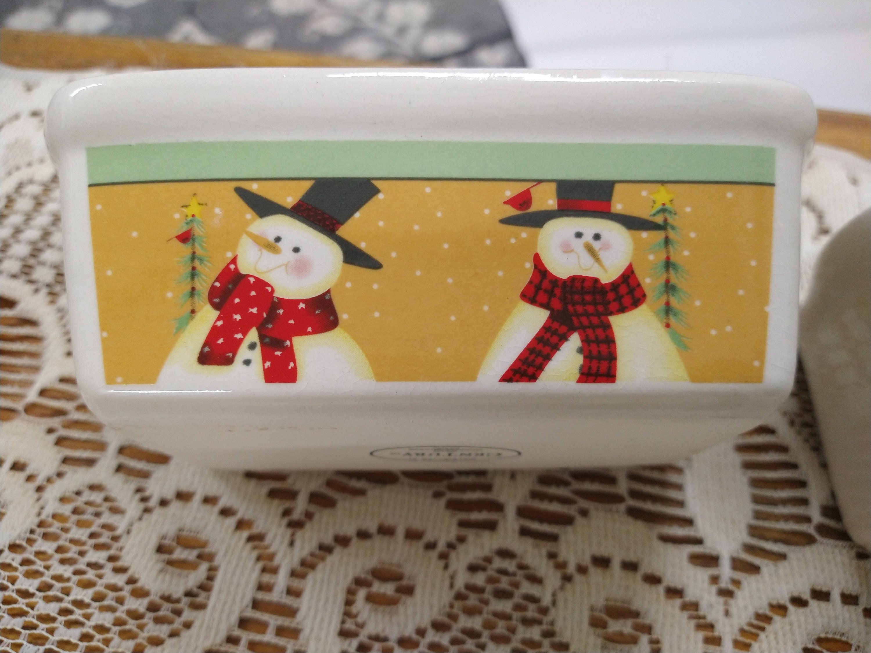 Mini Bread Loaf Pans Christmas Autumn Summer Ceramic Holiday Mini Baking  Pans Xmas Snowman Snowflake Tree Nantucketgift 