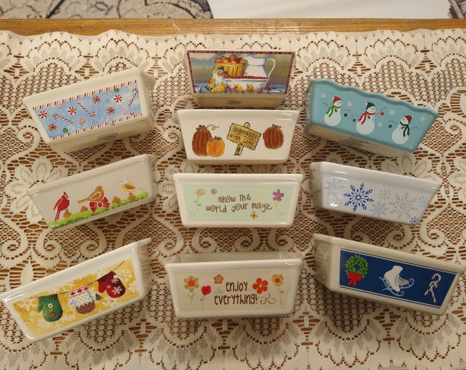 Mini Bread Loaf Pans Christmas Autumn Thanksgiving Summer Ceramic