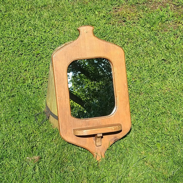 Mirror With Shelf Etsy