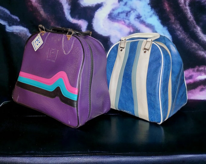 Vintage Bowling Ball Bag by Brunswick Quirky Baby Blue and Etsy