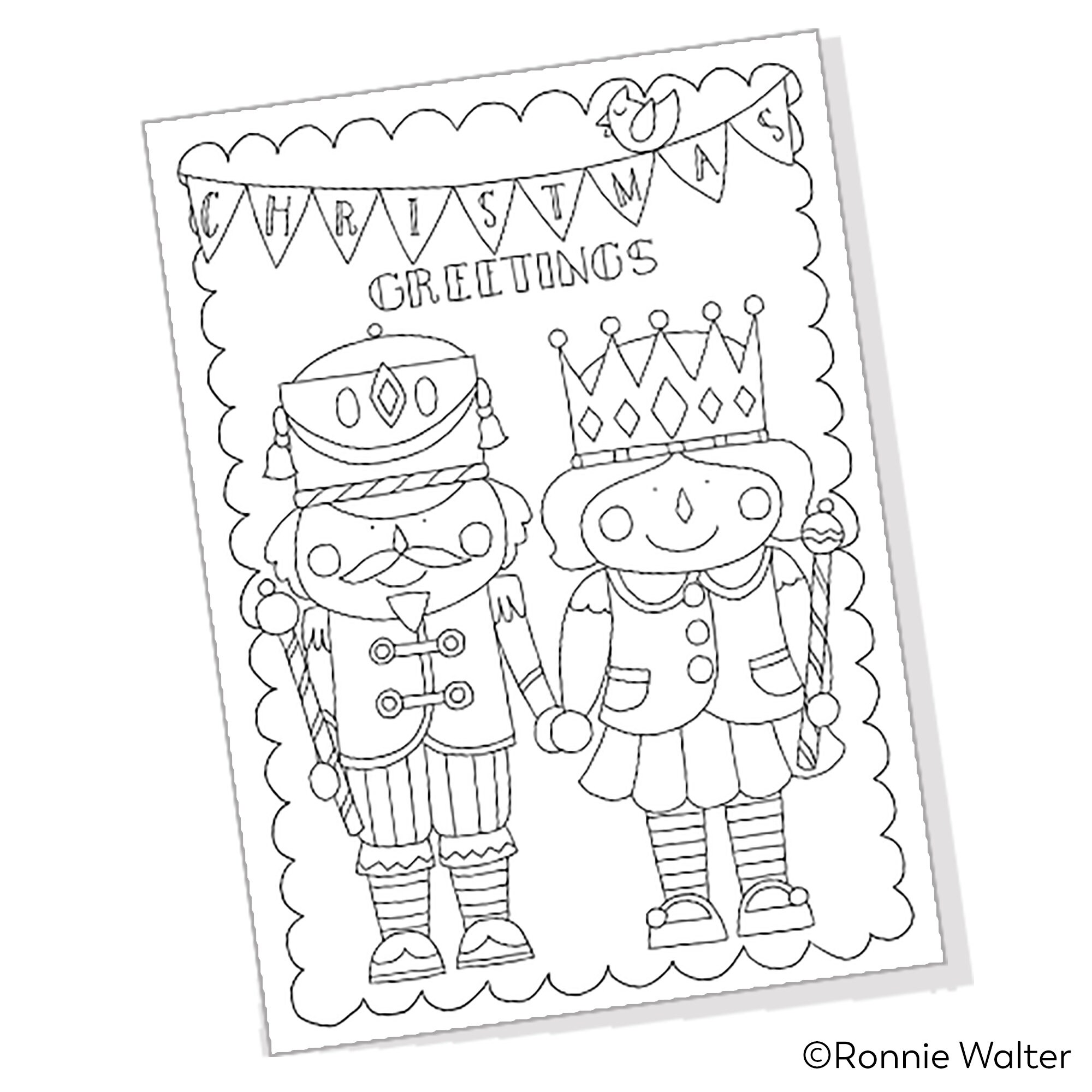 Christmas Printable Coloring Cards (4 Pack) 4 Printable PDF Christmas Christmas Printable Coloring Cards (4 Pack) 4 Printable PDF Christmas