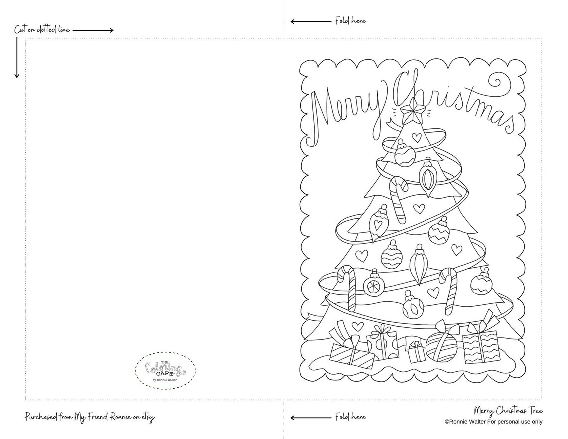 Christmas Printable Coloring Cards 4 Pack 4 Printable PDF Etsy Christmas Printable Coloring Cards 4 Pack 4 Printable PDF Etsy
