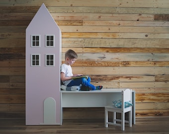 Armario, armario, habitación para niños, niños, armario, almacenamiento para niños, muebles para niños, cómoda, librería, tabla lateral, diseño nórdico- CLASIC HOUSE