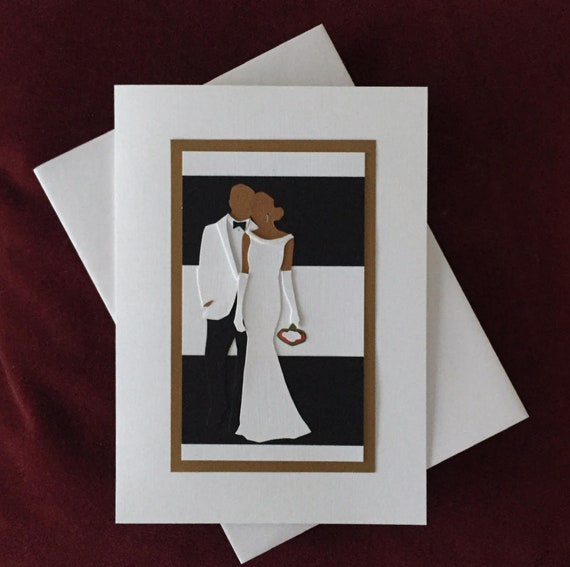 WEDDING CARD, handmade, Bride and Groom card, Anniversary card,New couple card, congratulations, just married.