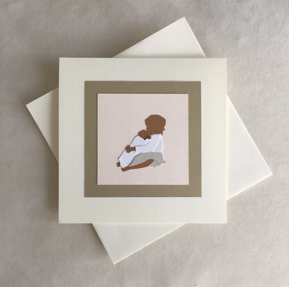 NEW BABY CARD :with big sister/ handmade,Baby Shower, new Baby card for Big sister or cousin.