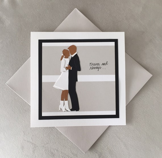 WEDDING CARD, handmade, Bride and Groom card, Anniversary card,New couple card, congratulations, just married.