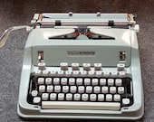 FREE SHIPPING 1970 Hermes 3000 Typewriter Good Working Condition