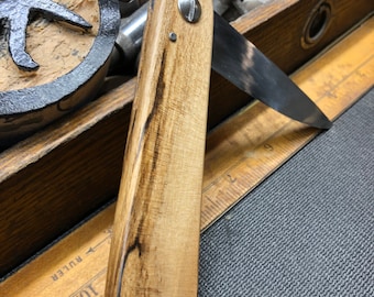 Friction Folder Handmade Forged High Carbon Steel Folding Knife