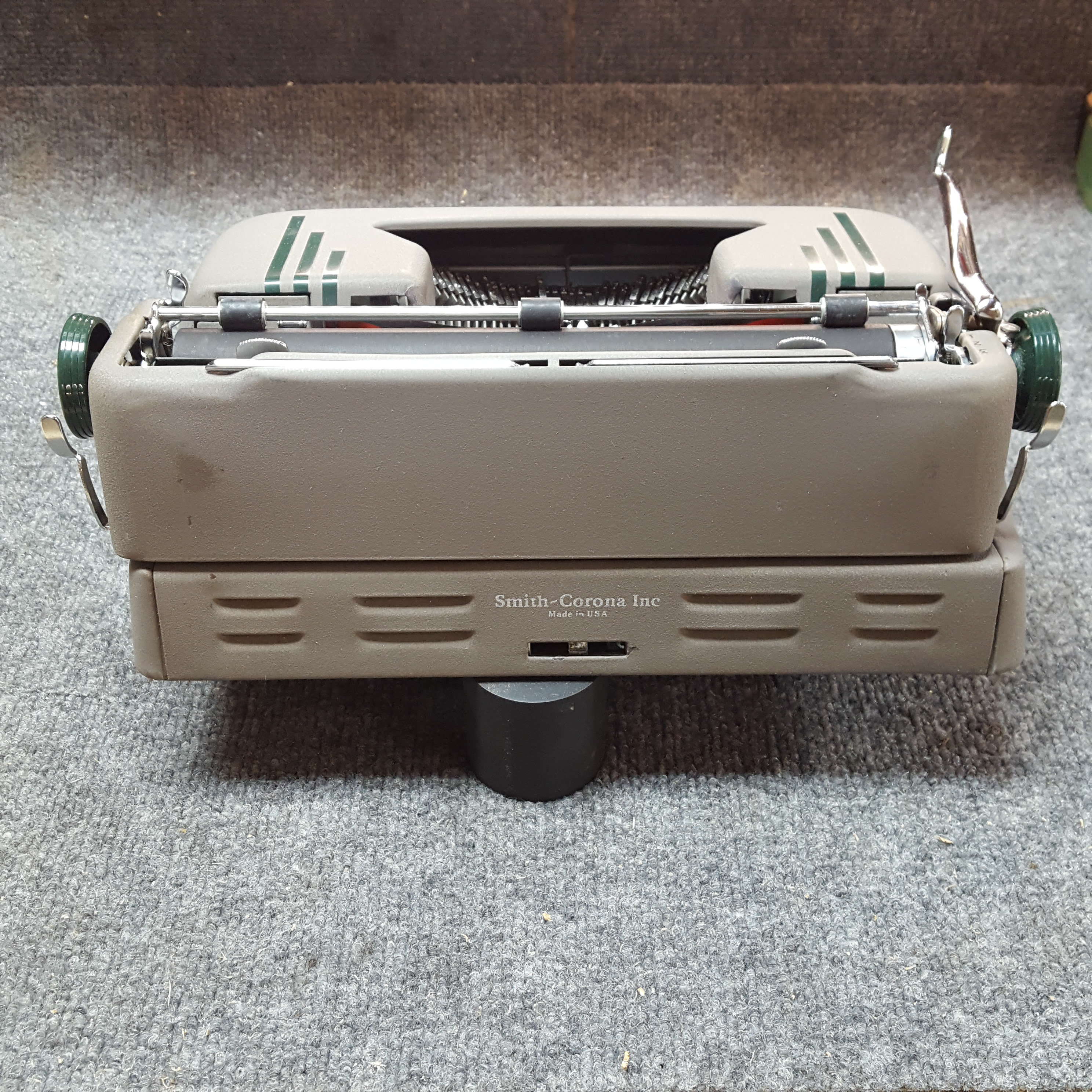 FREE SHIPPING 1954 Smith Corona Silent Super Typewriter Good