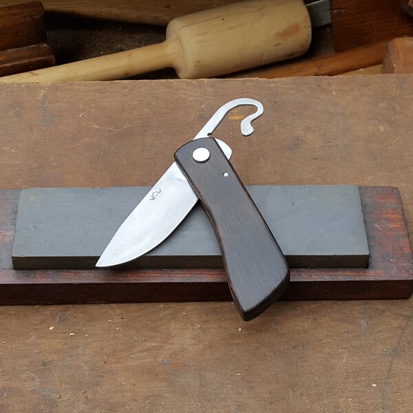 Friction Folder Handmade Forged High Carbon Steel Folding Knife Pocket Knife