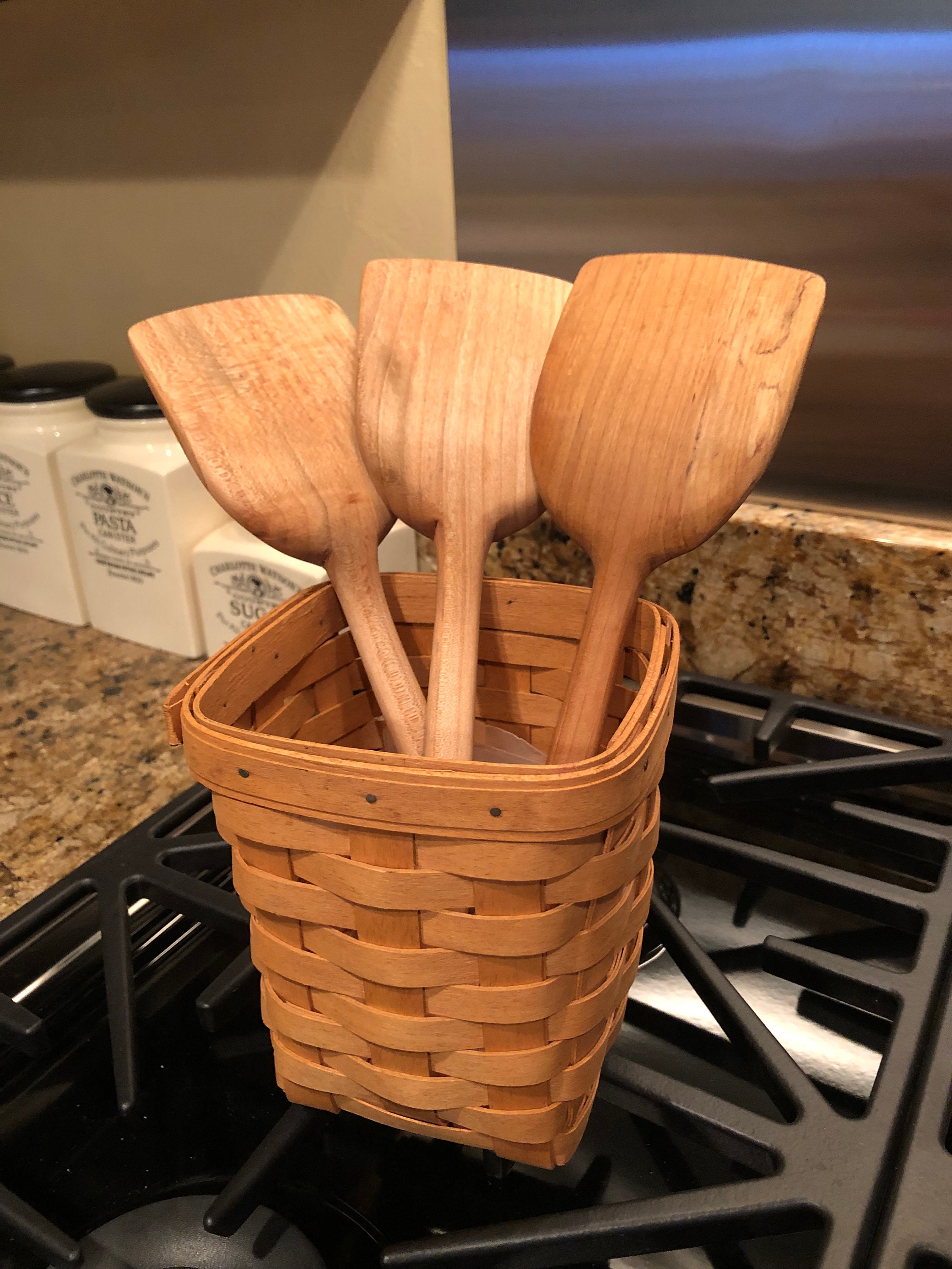 Artisan Handcrafted Maple Wooden Spatula - Etsy