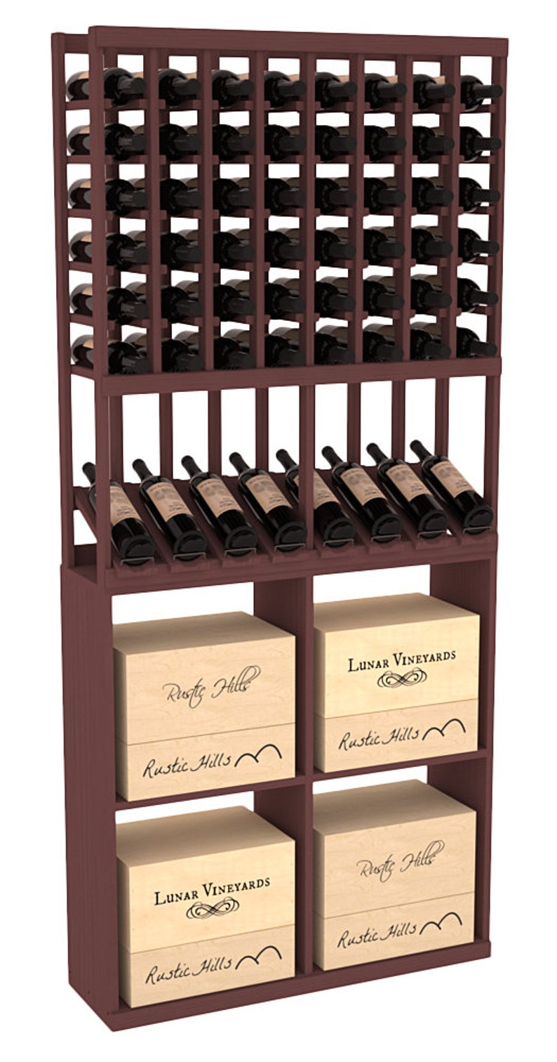 152 Bottle High Reveal Wine Storage Rack Kit Combo 4 in Pine. Etsy