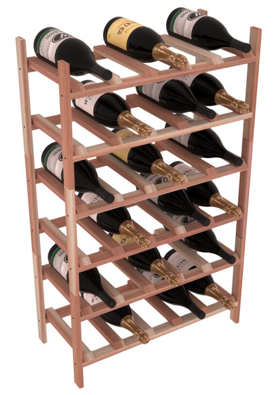 30 Bottle Magnum Stackable Wine Storage Rack Kit In Premium Etsy