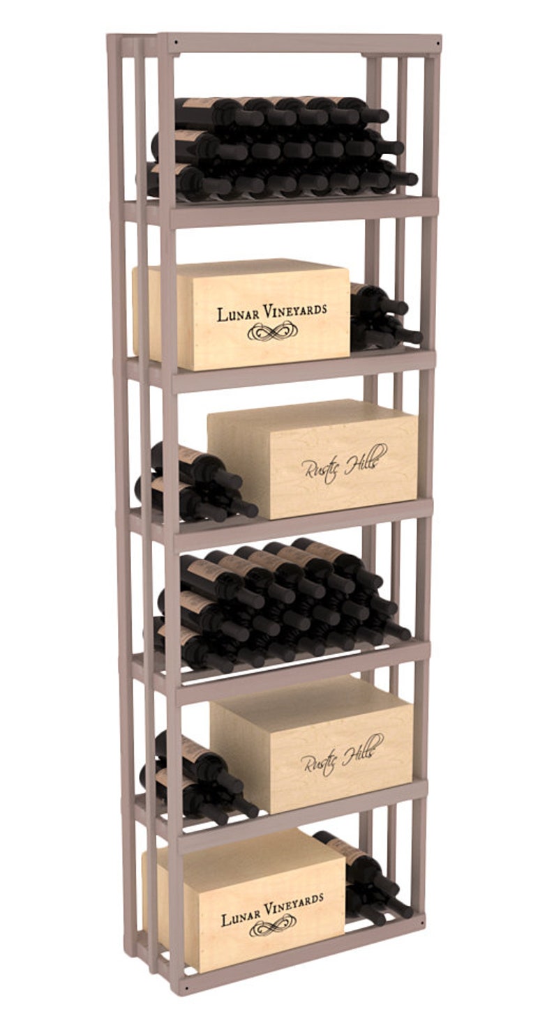 Handmade Wooden 144 Bottle Rectangular Wine Storage Bin in Etsy
