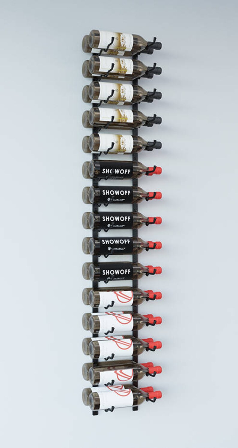 Vintageview Ws52 30 Bottle Wall Mounting Metal Wine Rack 3 Available Finishes