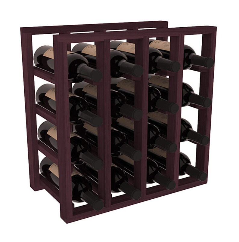 16 Bottle Wine Cubicle Storage Rack Kit in Redwood. Etsy
