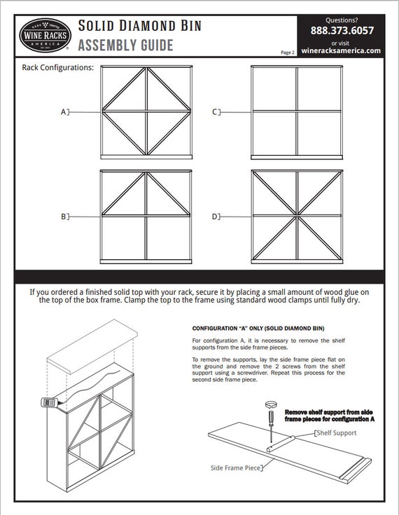 Diamond bin wine rack plans hotsell