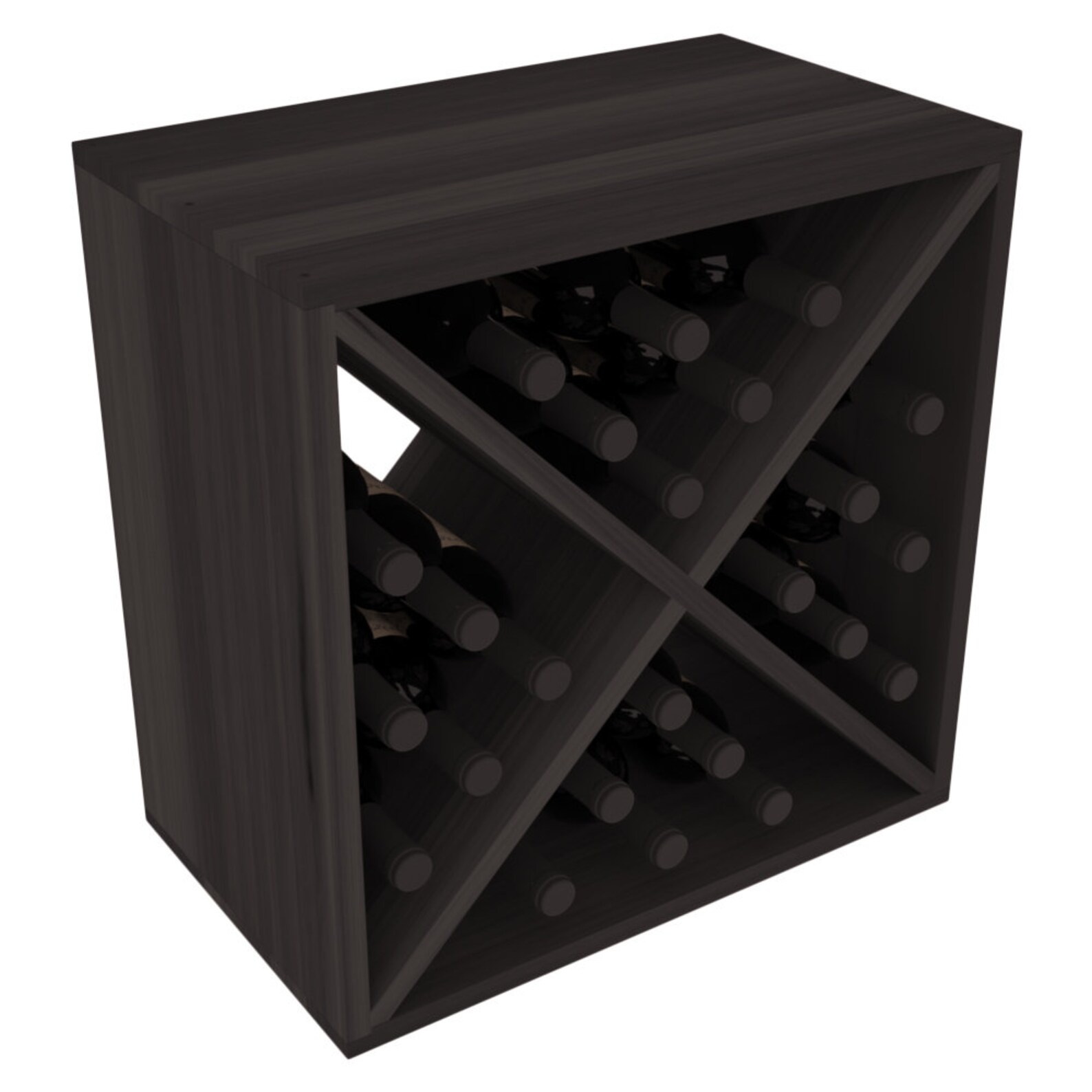 24 Bottle Wine Cube Storage Rack Kit in Redwood. Etsy