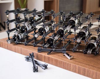 NOOK® Wine Racks - Easy 2 Step Assembly - No Hardware Required - 4 Kits to Choose From