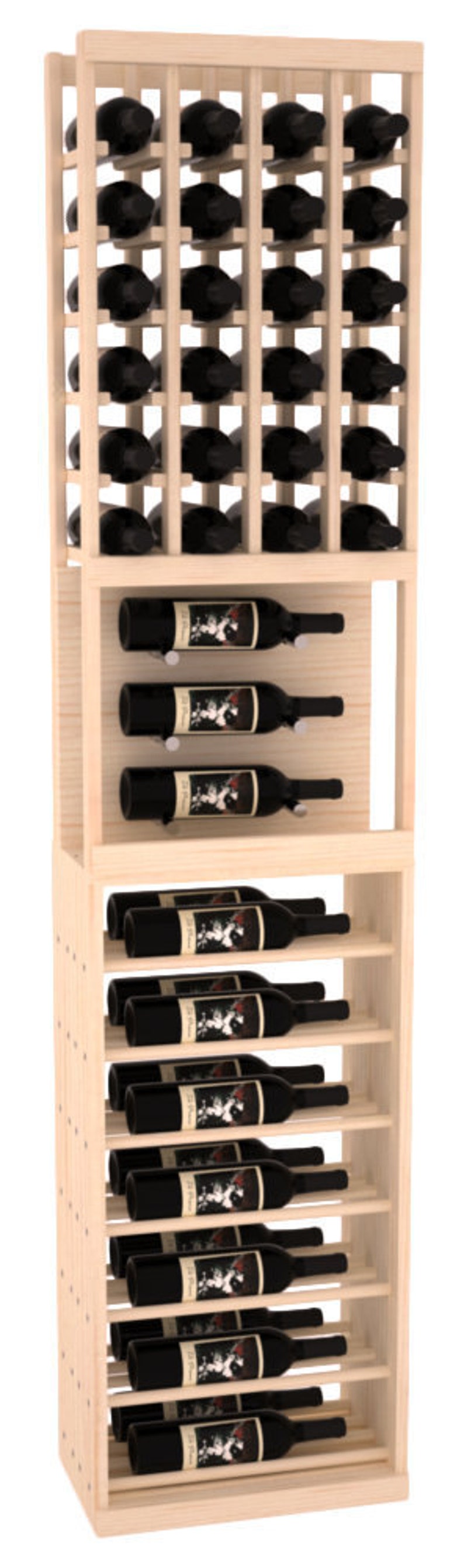 Base Horizontal Wine Rack Display Combo Kit 1 in Ponderosa Etsy