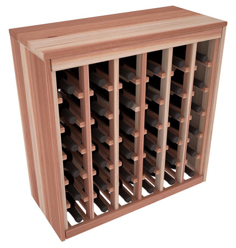 36 Bottle Style Wine Storage Rack Kit in Redwood. Etsy