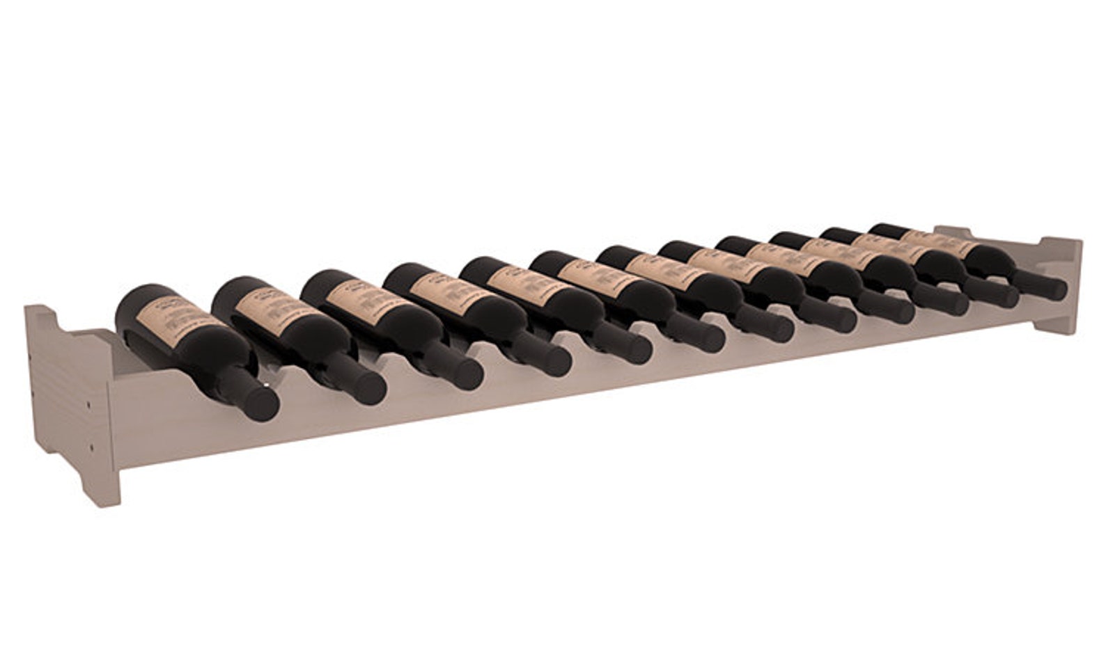 Handmade 12 Bottle Wooden Long Scalloped Wine Rack Kit in Etsy