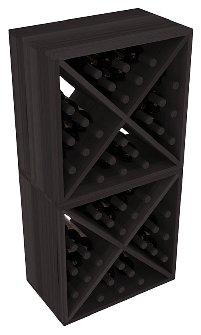 48 Bottle Wine Cube Storage Rack Kit in Redwood. 13 Stains to Etsy