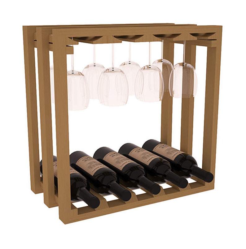 Lattice Stemware Wine Rack Kit in Pine. Etsy