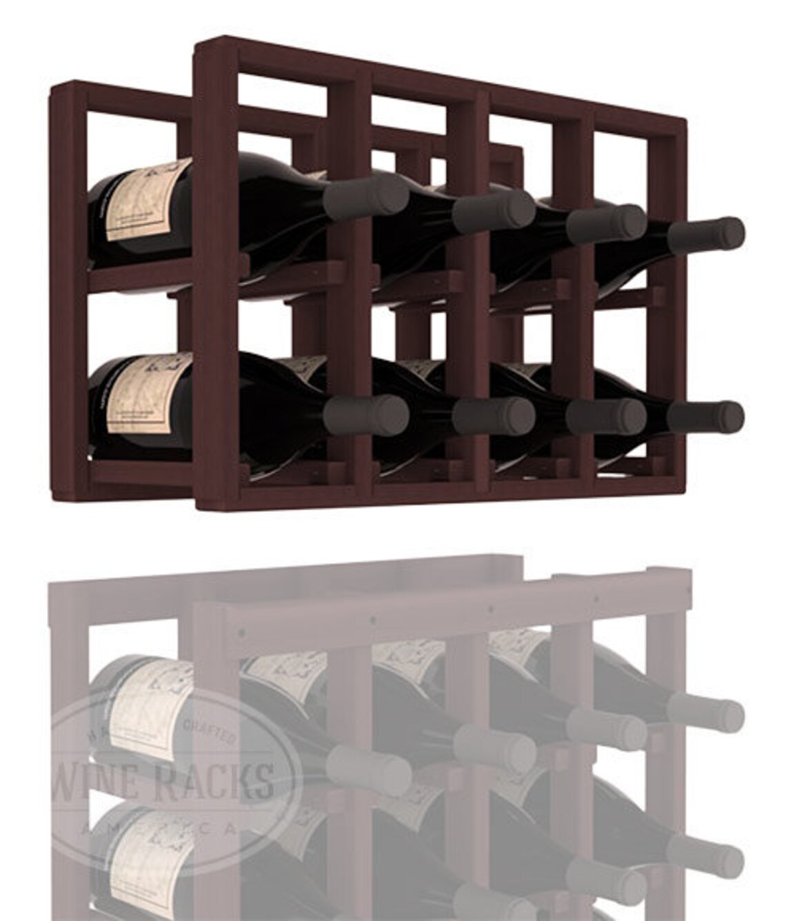 Handmade Wooden 8 Bottle Magnum/Champagne Wine Rack in Etsy