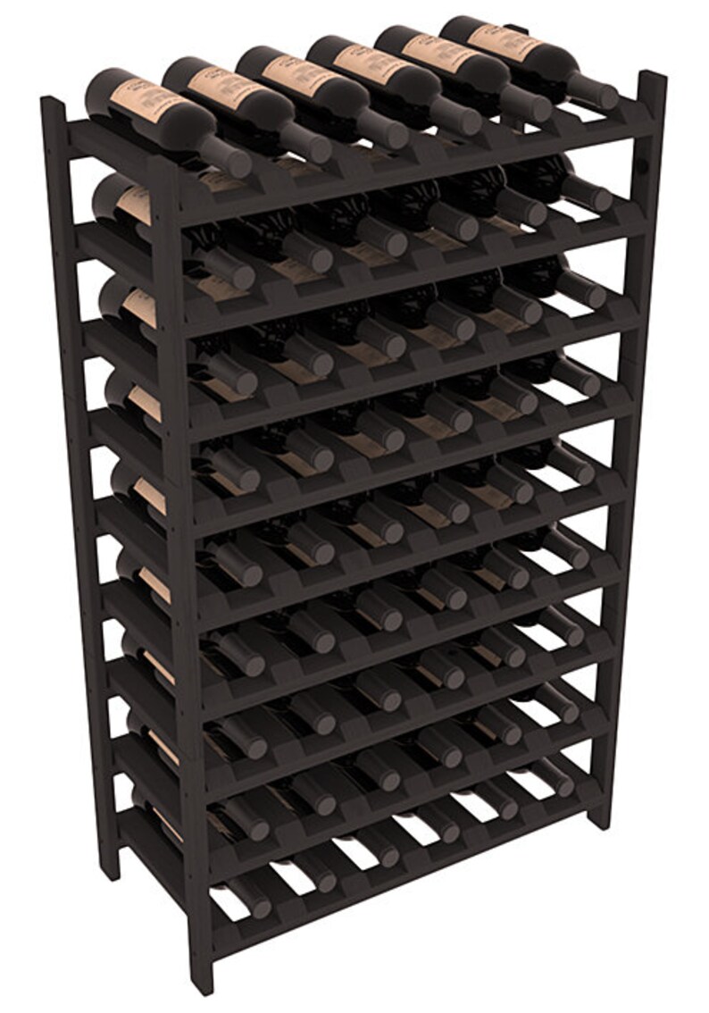stackable rack on Home Living 13 Stains To Choose From 54 Bottle Stackable Wine Storage Rack Kit In Pine Wine Racks