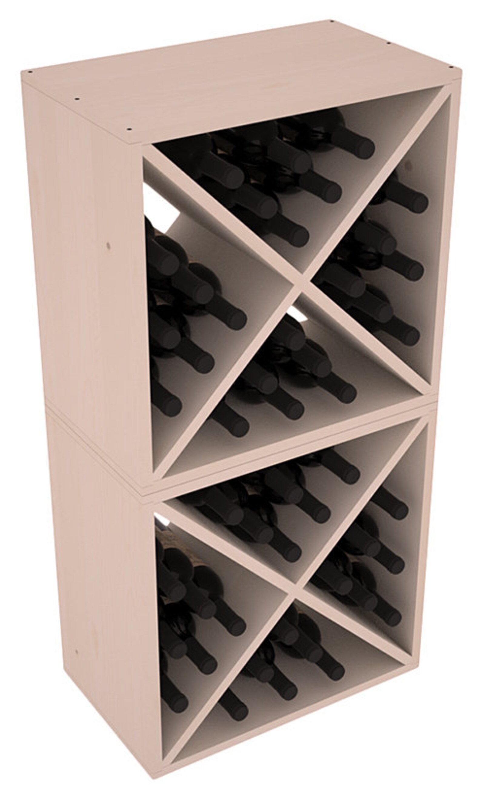 48 Bottle Wine Cube Storage Rack Kit in Ponderosa Pine. 13 Etsy