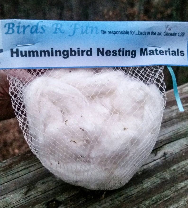 New Look Hummingbird Nesting Material100 Organic Raw Etsy