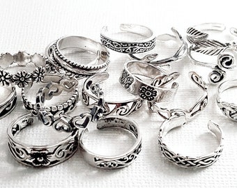 Adjustable Sterling Silver Toe Ring: Celtic Knot, Beach Jewelry, pinkie ring