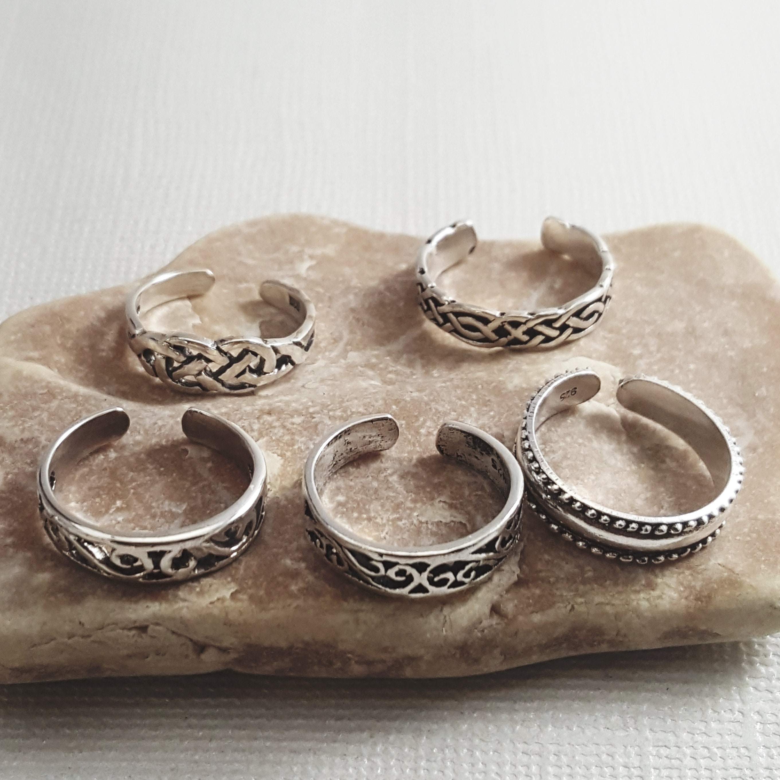 Toe Ring Gold Mikovivi 4pcs Gold Toe Ing Set, 4 Styles Open Band Toe Ing Toe Rings For Women Gold Non Tarnish