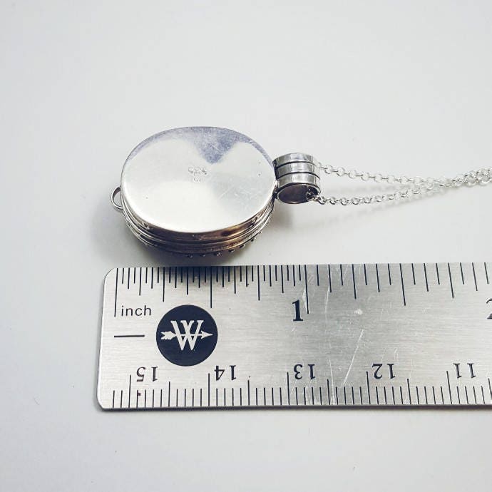 Pill Box Necklace. Secret Box Necklace. Locket Pendant. Etsy
