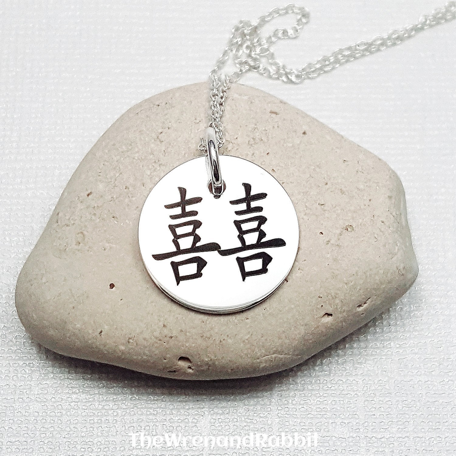Double happiness necklace Outlet