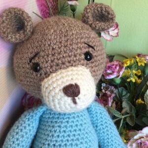 Crocheted, Amigurumi, collectible bear image 7