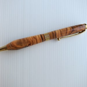 Olive wooden Pen &Extra Virgin Olive Oil #310524