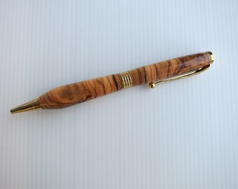 Olive wooden Pen &Extra Virgin Olive Oil