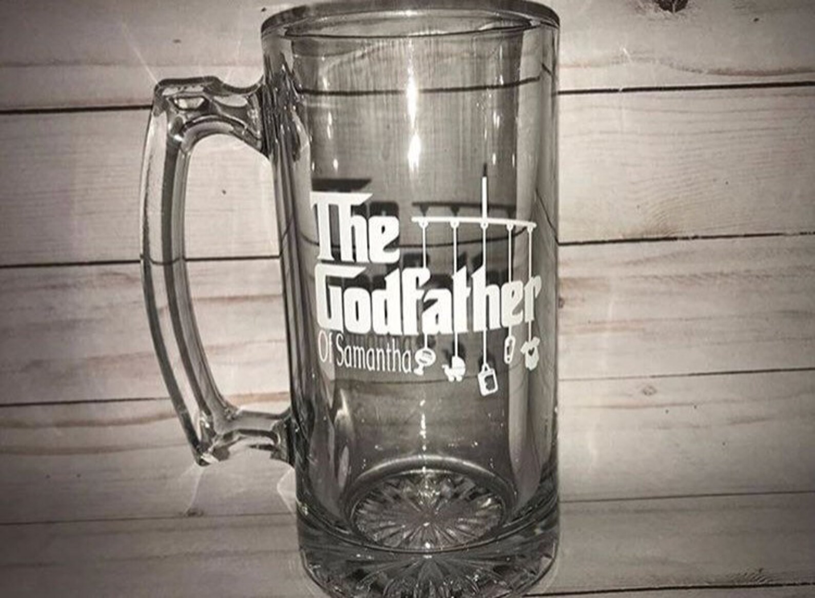 Godfather Beer Mug the Godfather Godfather Custom Custom Etsy
