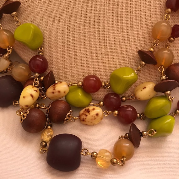 JOAN RIVERS Classic Collection Vintage Neutral Bead Necklace 100