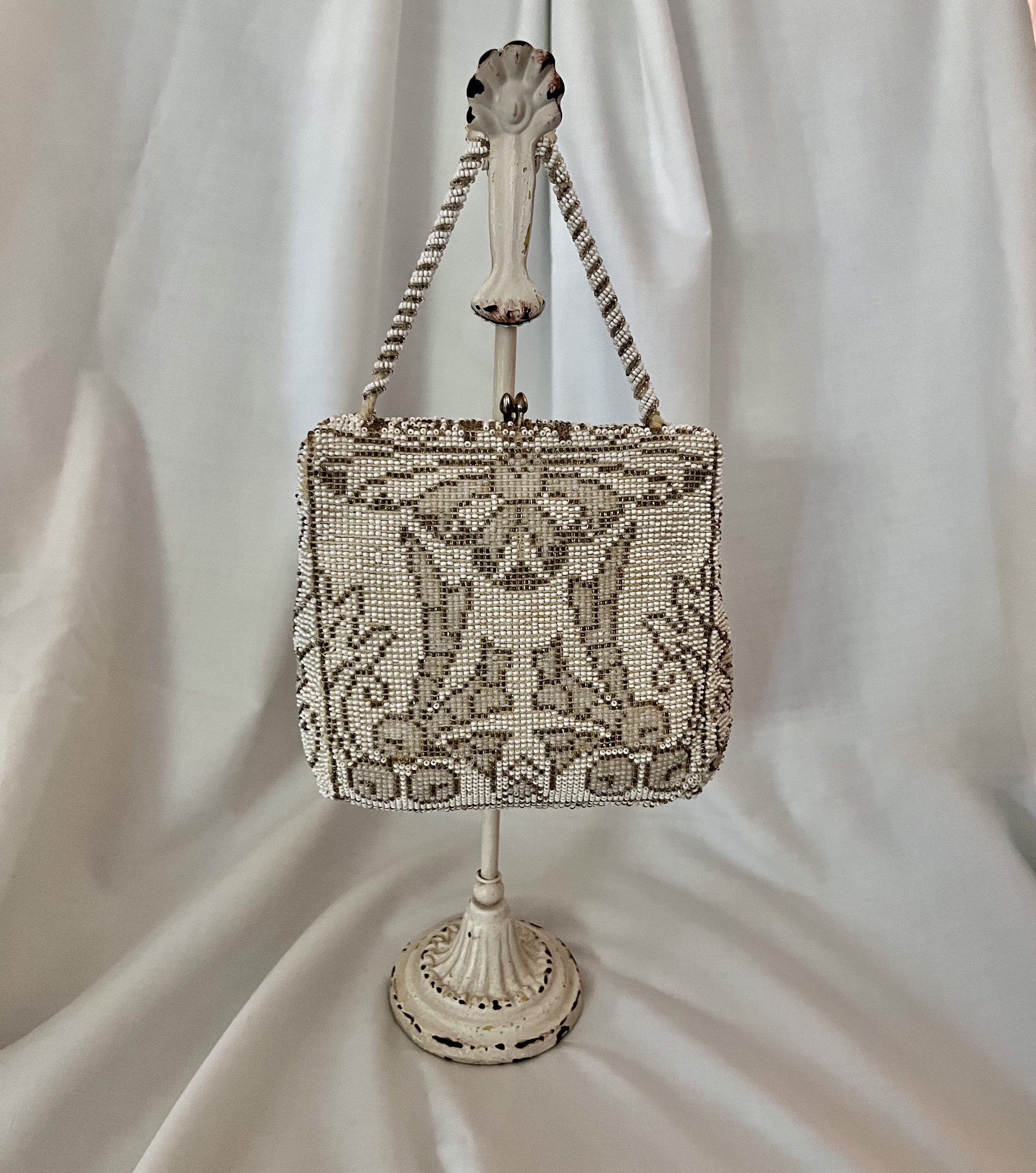 Vintage 1930s Art Deco Design Czechoslovakia Beaded Evening Bag - Etsy