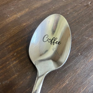Colher gravada a laser personalizada | Colher de chá personalizada | Colher de servir | Colher gravada | Colher personalizada | Colher de sopa gravada | Colher com gravura